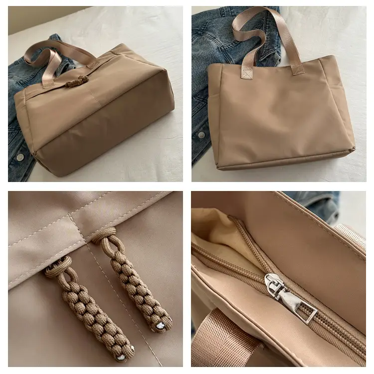 Winter Canvas Shoulder Bag Large Capacity Korean Style — feature 8