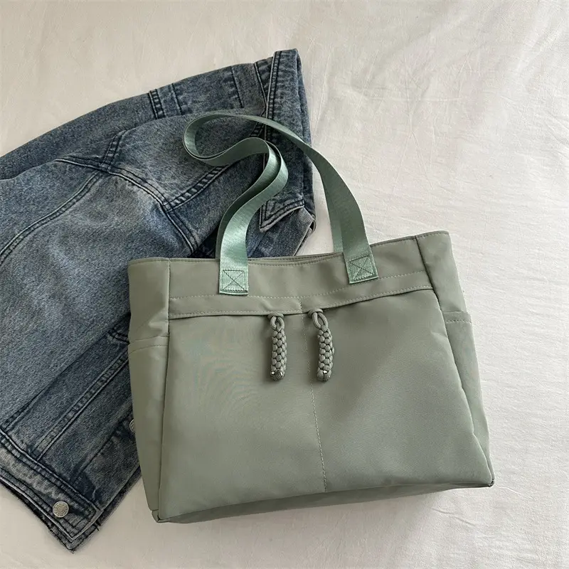 Winter Canvas Shoulder Bag Large Capacity Korean Style