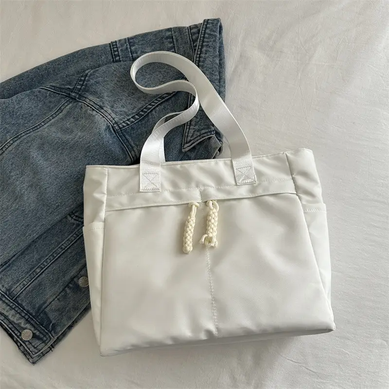 Winter Canvas Shoulder Bag Large Capacity Korean Style