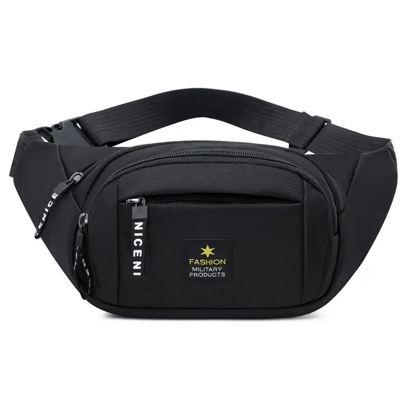 Men's Blue Crossbody Phone Waist Bag with Adjustable Strap - Image 9