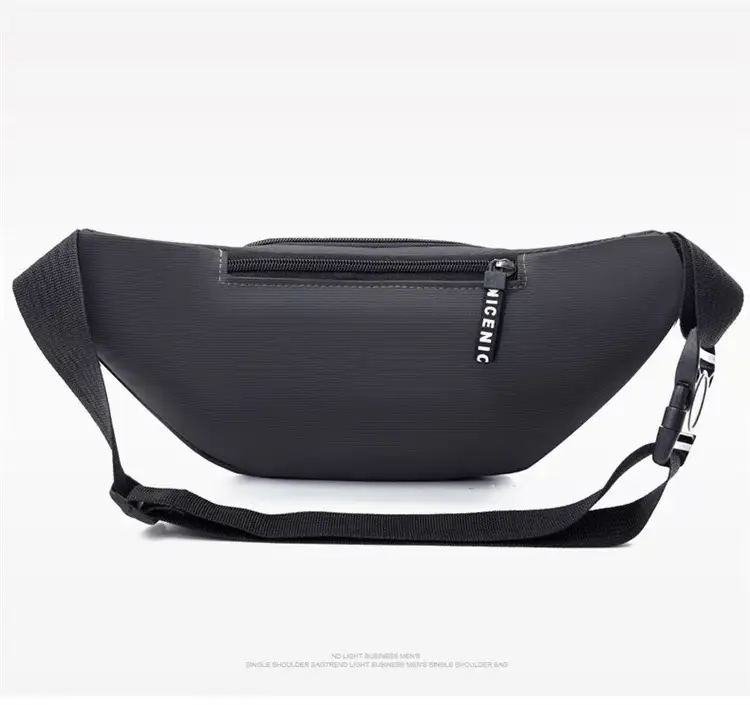 Men's Blue Crossbody Phone Waist Bag with Adjustable Strap — feature 8