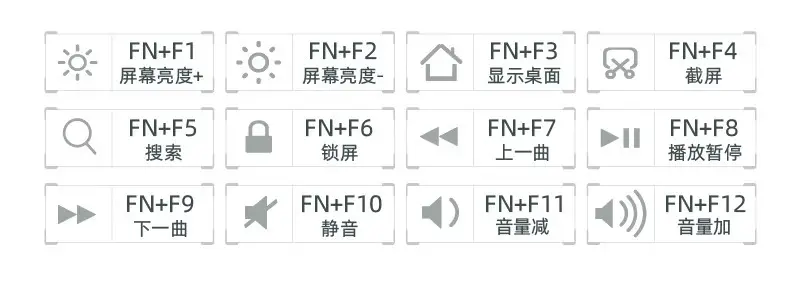 Dual-Mode Bluetooth Wireless Keyboard and Mouse suit Notebook Office Special Tablet PC Quiet Rechargeable — feature 9