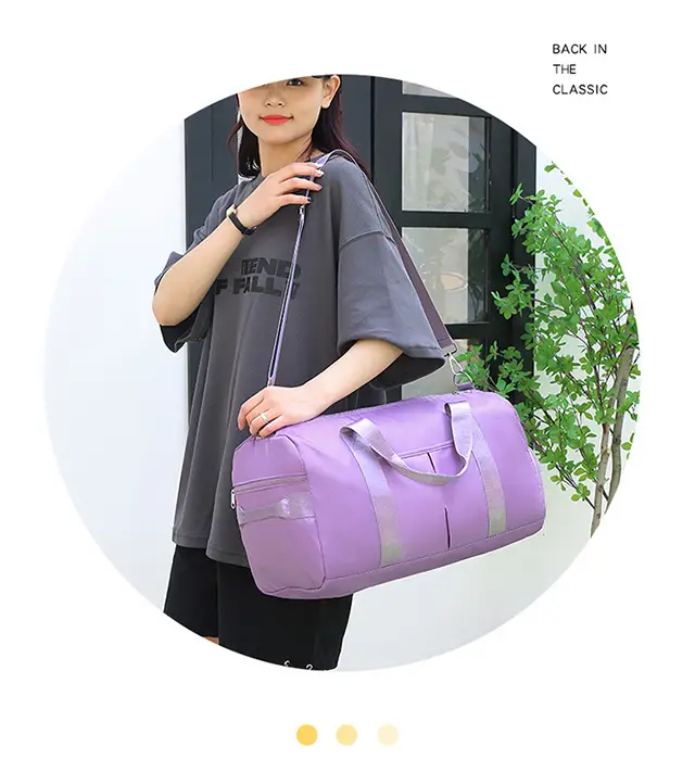 2026 Travel Bag for Men Women Single Shoulder Dry Separation â feature 18