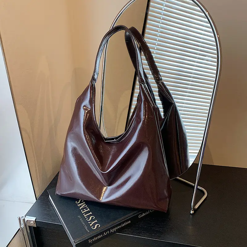 Black Large Capacity Women's Tote Bag 2024 - Image 5