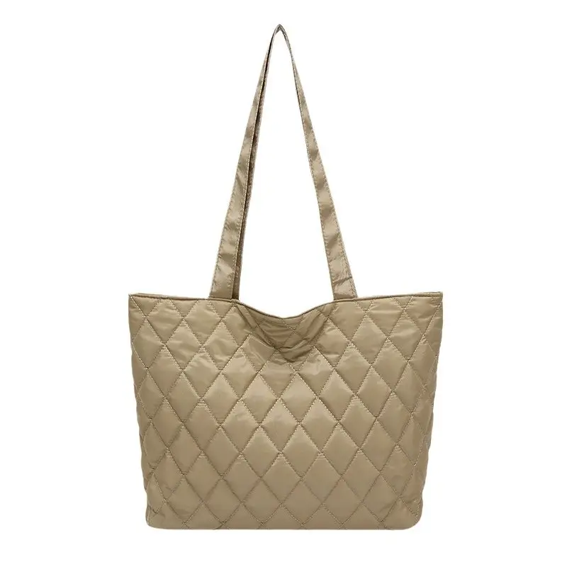 Korean Style Quilted Shoulder Bag for Women - Image 8