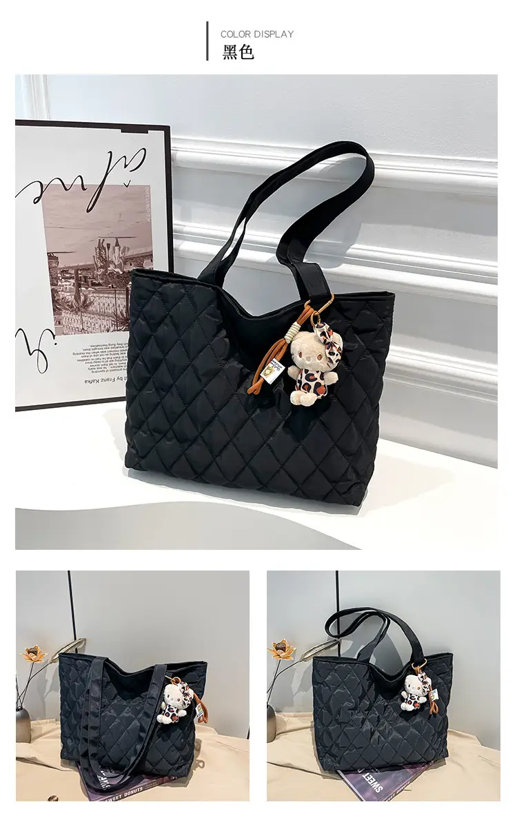 Korean Style Quilted Shoulder Bag for Women — feature 10