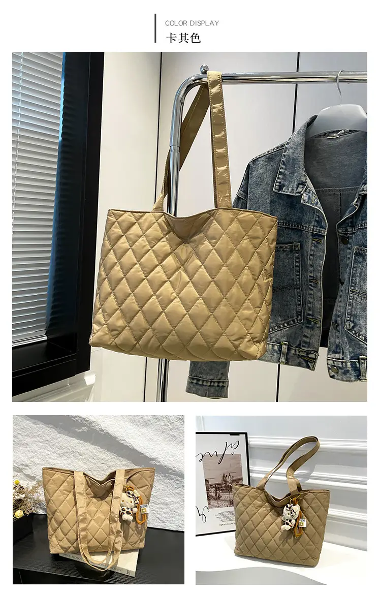 Korean Style Quilted Shoulder Bag for Women — feature 12