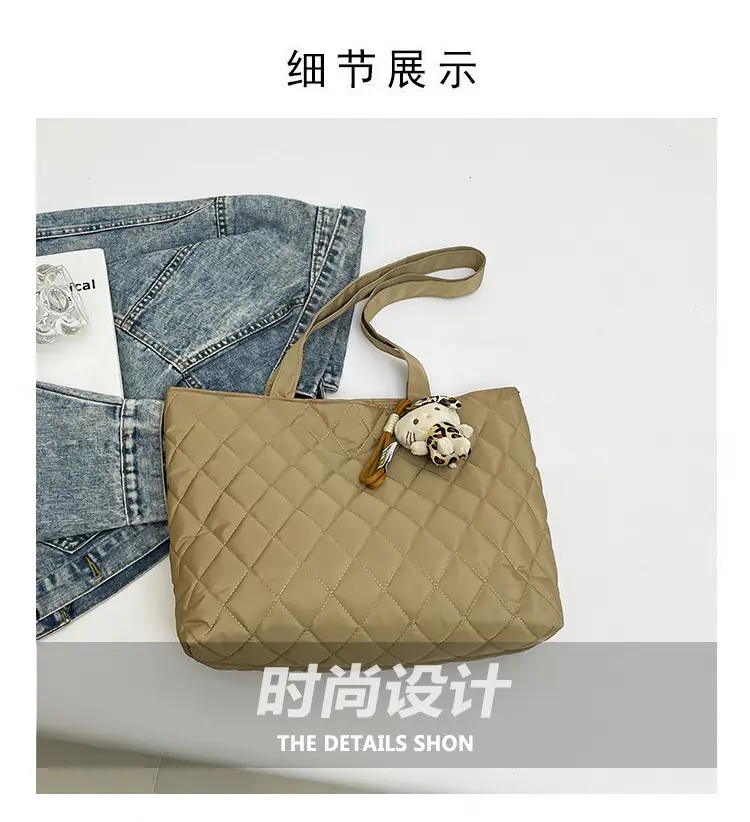 Korean Style Quilted Shoulder Bag for Women — feature 3