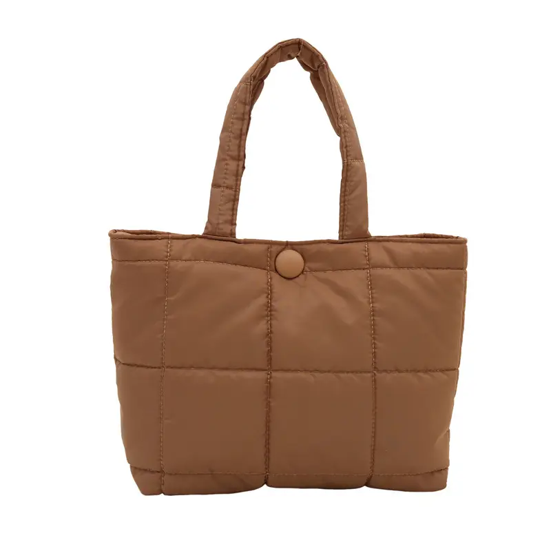 Cotton Embroidered Tote Bag White Large Capacity - Image 9