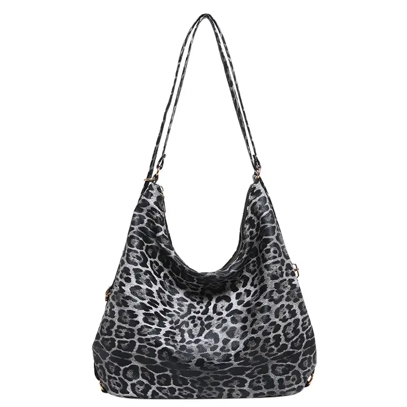Women's Leopard Print Shoulder Bag Large Capacity - Image 8