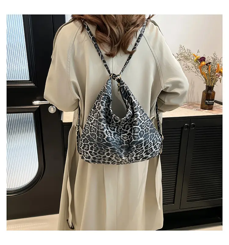 Women's Leopard Print Shoulder Bag Large Capacity — feature 15
