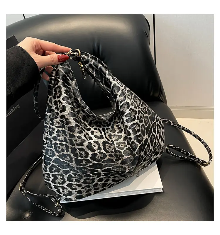 Women's Leopard Print Shoulder Bag Large Capacity — feature 16
