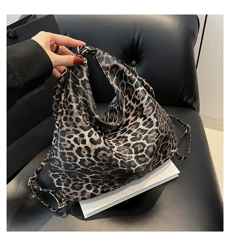 Women's Leopard Print Shoulder Bag Large Capacity — feature 18