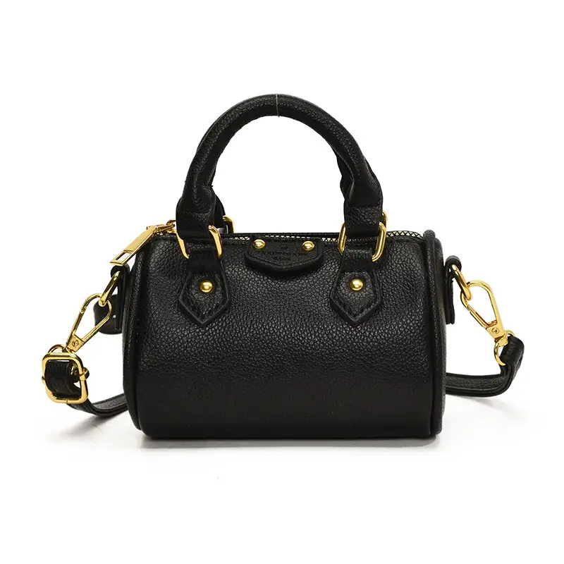 Women's Mini Shoulder Bag with Teddy Bear Decor - Image 5