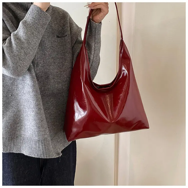 2024 Women's Red Underarm Bag Large Capacity — feature 12