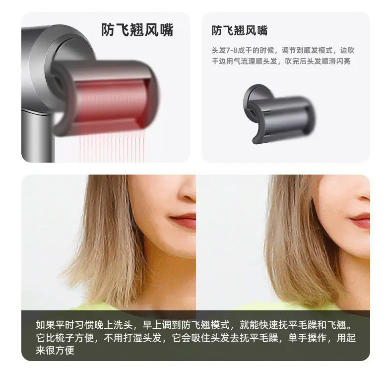 High-Speed Hair Dryer with Negative Ion Technology — feature 12