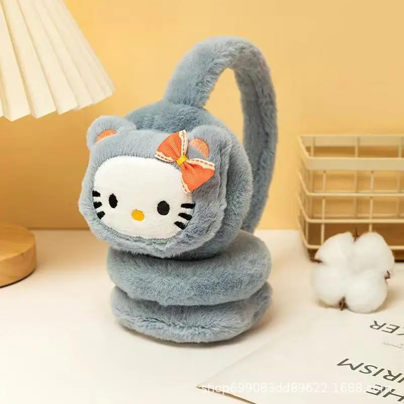 Children's Earmuffs Autumn and Winter New Plush Cute Cartoon Student Warm Earmuffs Women's Cold-proof Anti-freezing Girls' Earmuffs