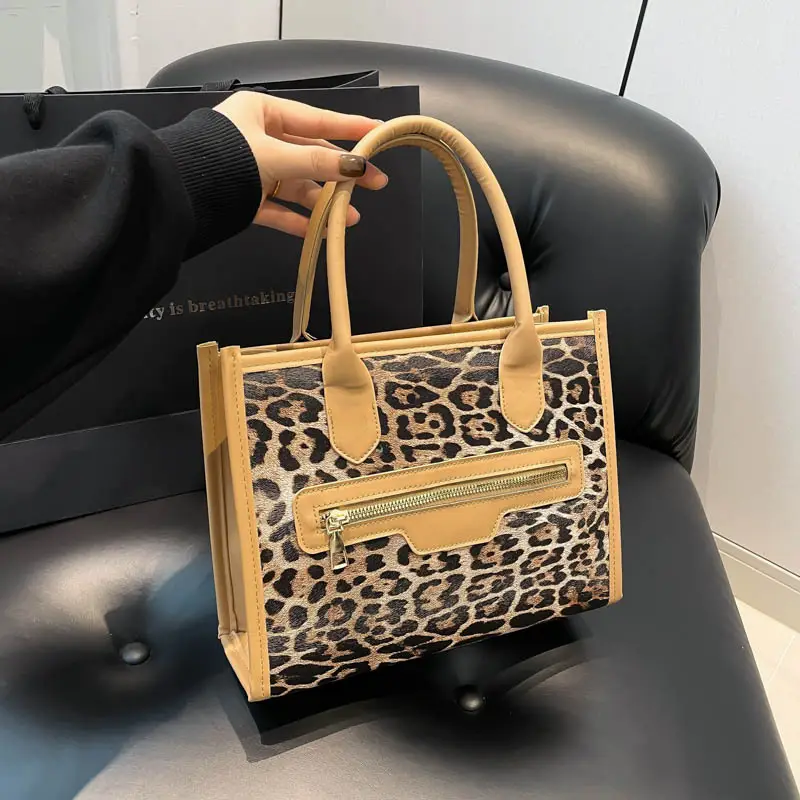 Women Leopard Print Shoulder Bag 2025 Spring - Image 7