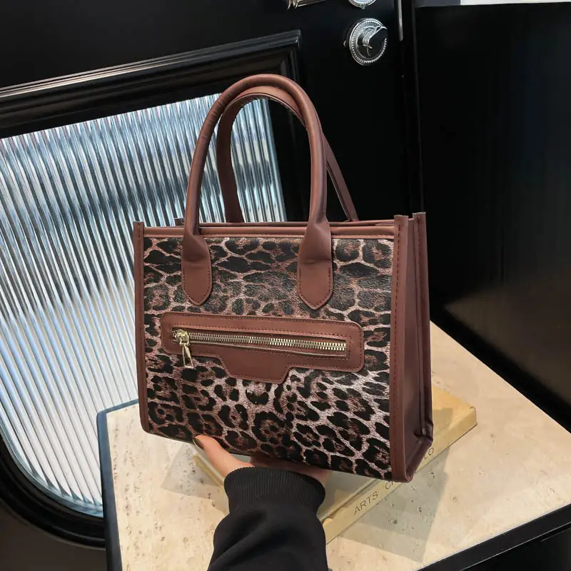 Women Leopard Print Shoulder Bag 2025 Spring - Image 8