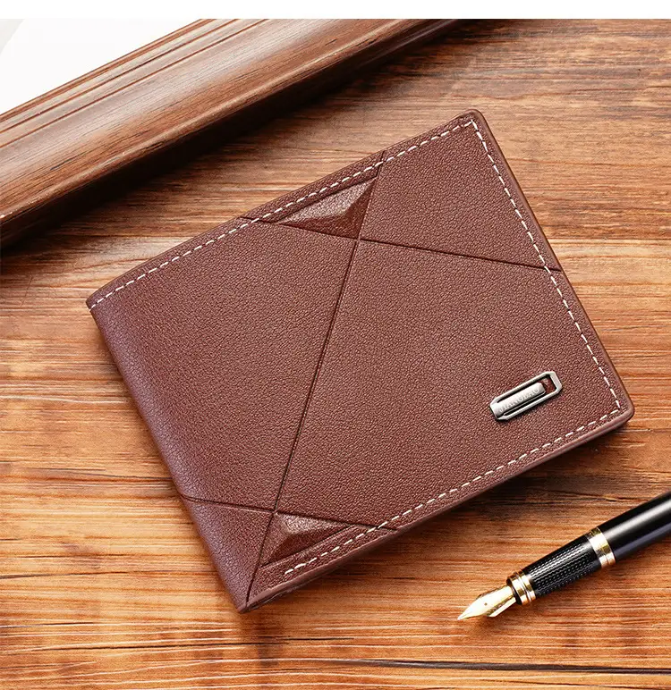 New Men's Wallet Men's Short Three-fold Cross Soft Wallet Multi-card Stylish Casual Wallet Men's Youth Thin Wallet — feature 14