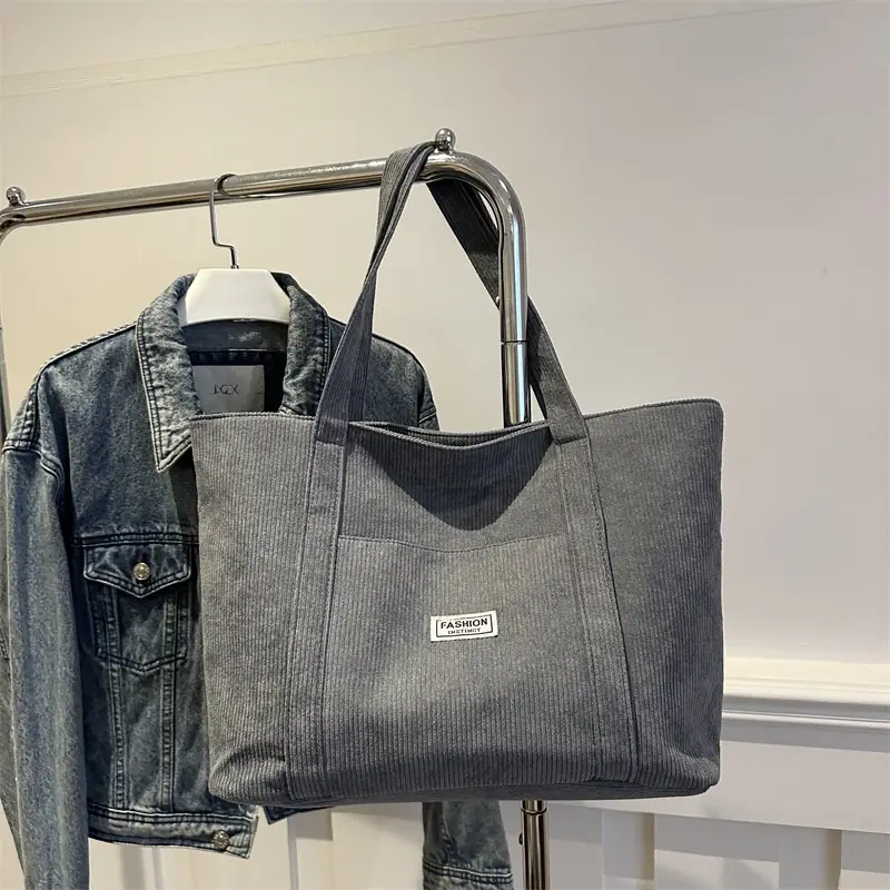 Women's Large Capacity Brown Tote Bag 2024 Winter - Image 9