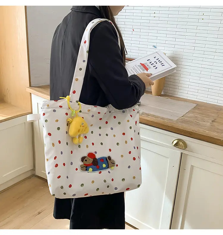 Cute Cartoon Polka Dot Women's Shoulder Bag 2024 — feature 12