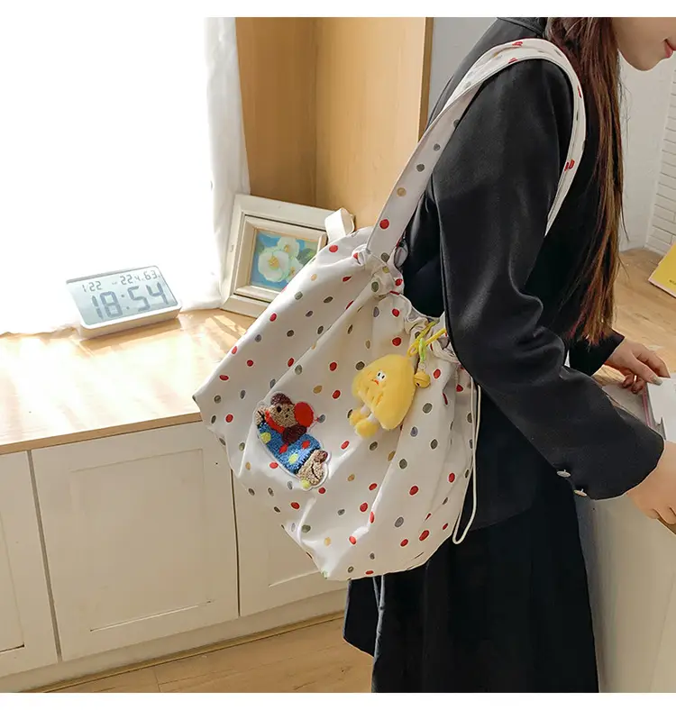Cute Cartoon Polka Dot Women's Shoulder Bag 2024 — feature 13