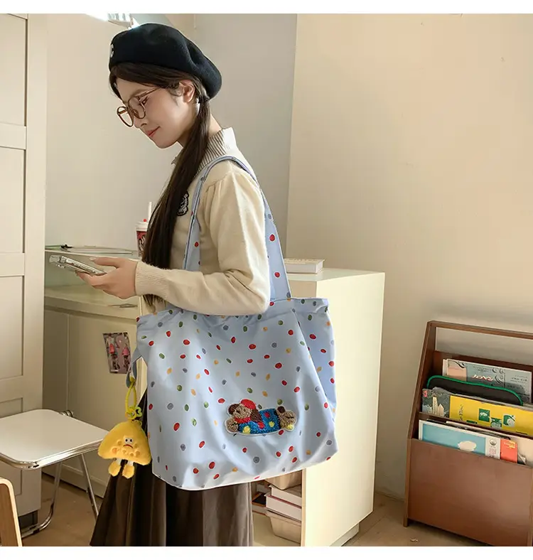 Cute Cartoon Polka Dot Women's Shoulder Bag 2024 — feature 19