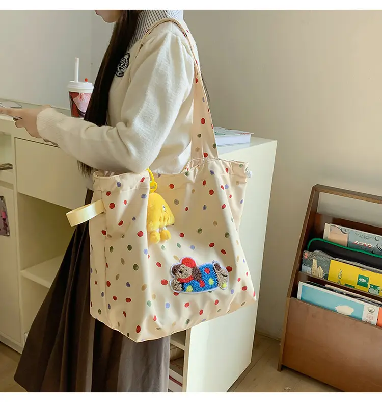 Cute Cartoon Polka Dot Women's Shoulder Bag 2024 — feature 21