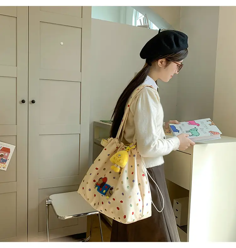 Cute Cartoon Polka Dot Women's Shoulder Bag 2024 — feature 23