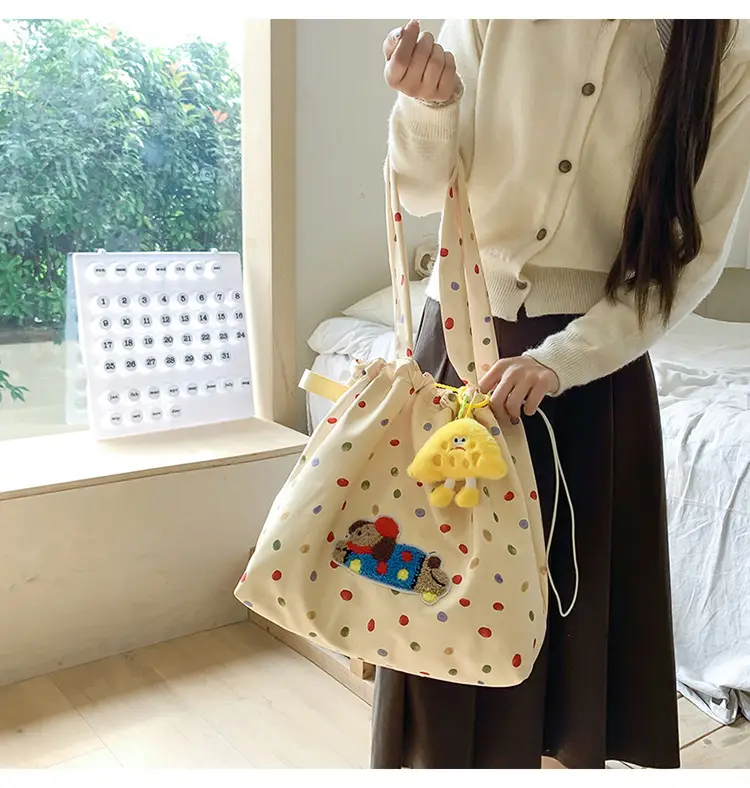 Cute Cartoon Polka Dot Women's Shoulder Bag 2024 — feature 25
