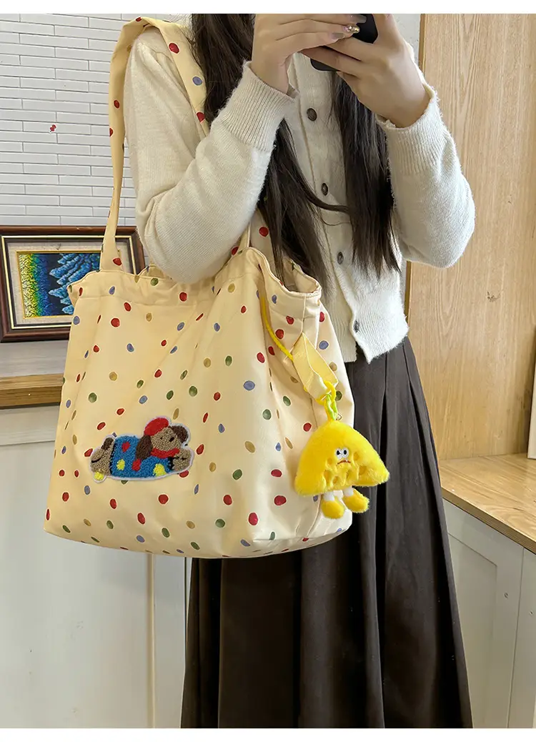 Cute Cartoon Polka Dot Women's Shoulder Bag 2024 — feature 27