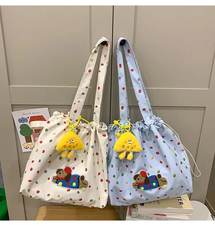 Cute Cartoon Polka Dot Women's Shoulder Bag 2024 — feature 28