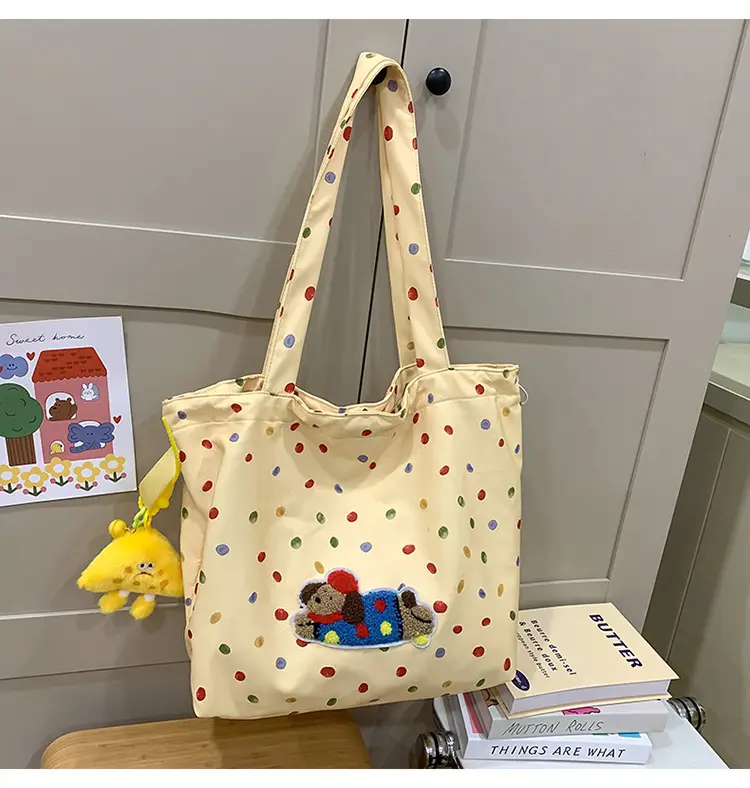 Cute Cartoon Polka Dot Women's Shoulder Bag 2024 — feature 30
