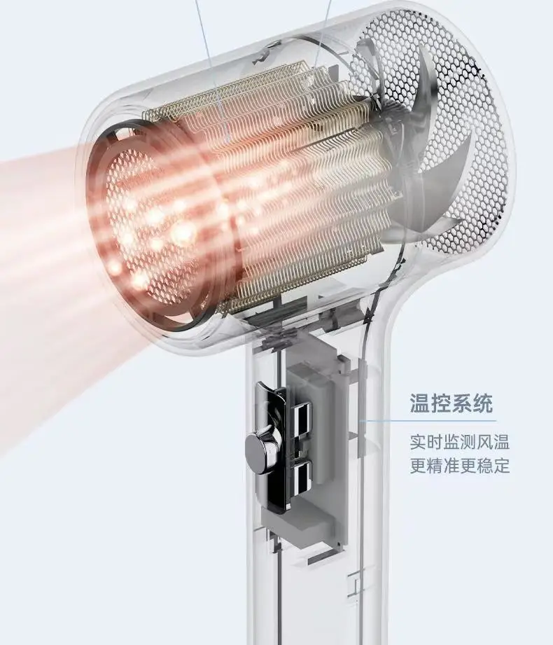 Mini Hair Dryer with Negative Ions & Hot Cold Wind — feature 18