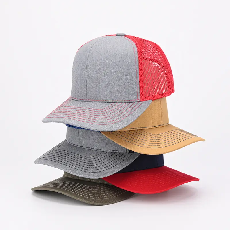 Light Gray Black Baseball Cap with Hard Brim - Image 19
