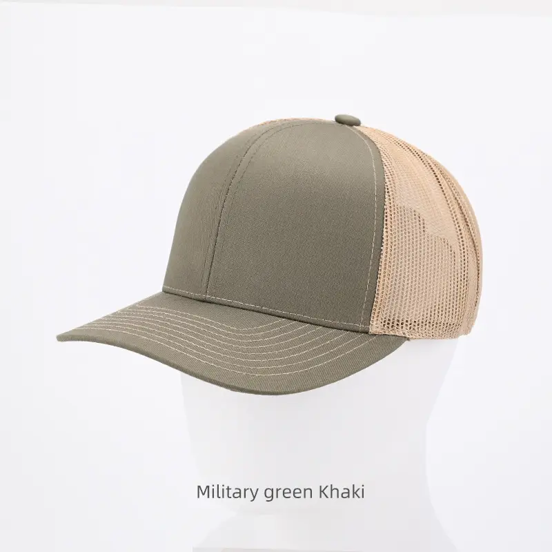 Light Gray Black Baseball Cap with Hard Brim - Image 10