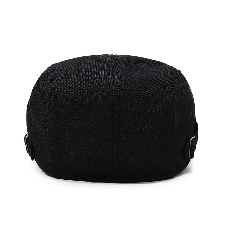 Men's Black Net Cap Summer Sun Hat - Image 7