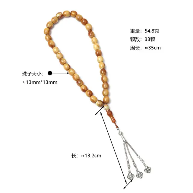 Worship Rosary Beads 33" High Alloy Pendant — feature 2