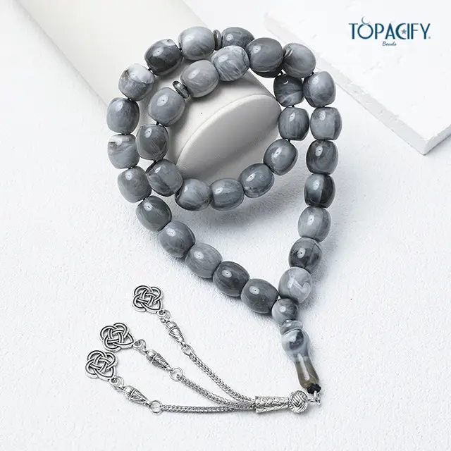 Worship Rosary Beads 33" High Alloy Pendant - Image 3
