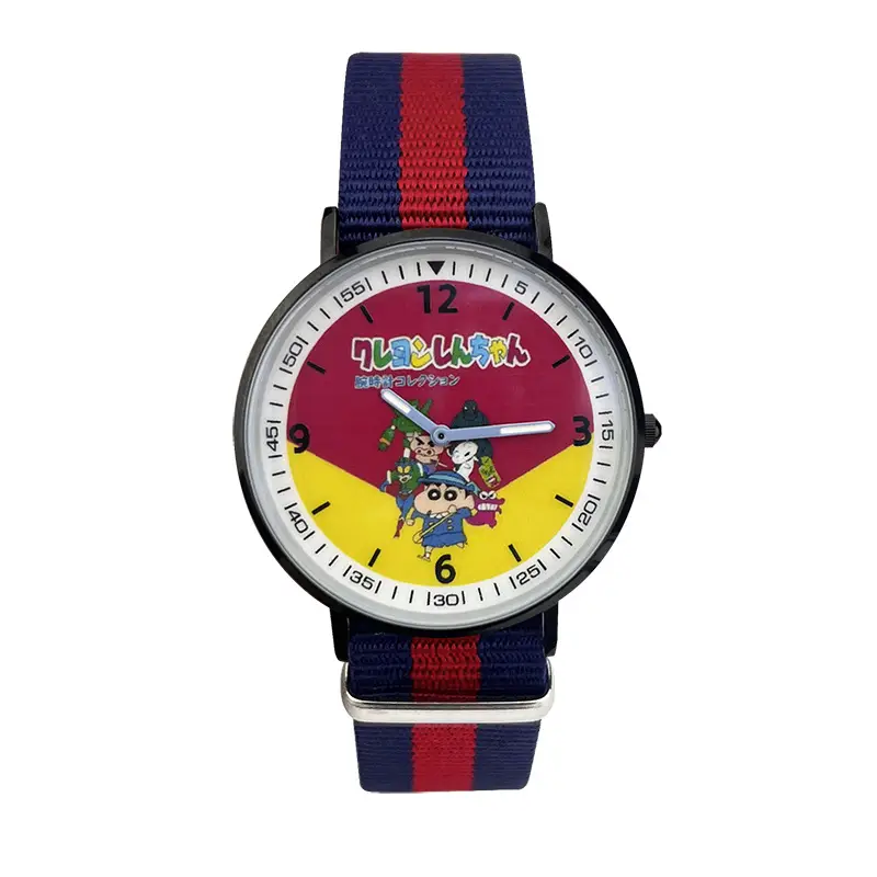 Cartoon Cartoon Watch for Kids Red Blue Strap