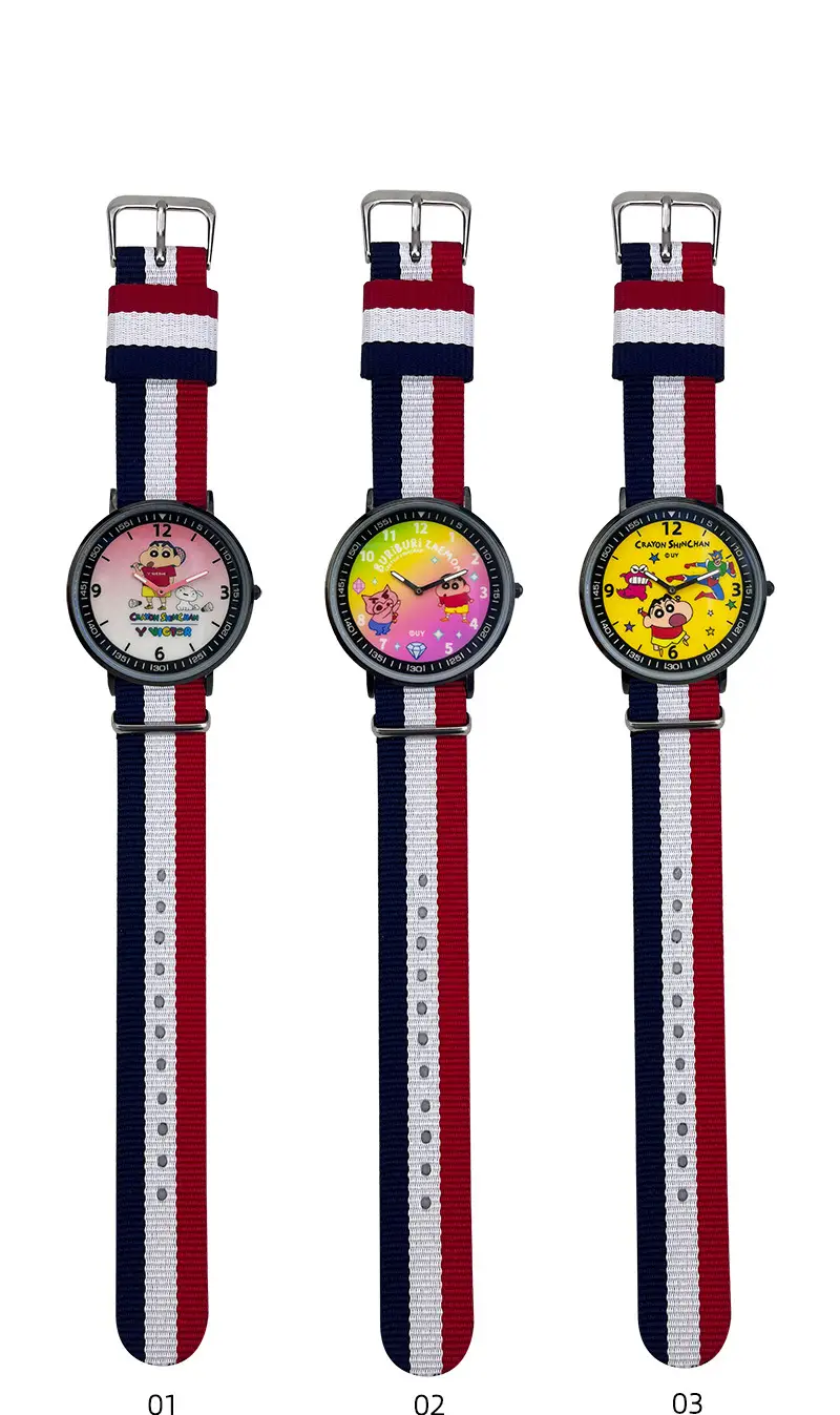 Cartoon Cartoon Watch for Kids Red Blue Strap — feature 9