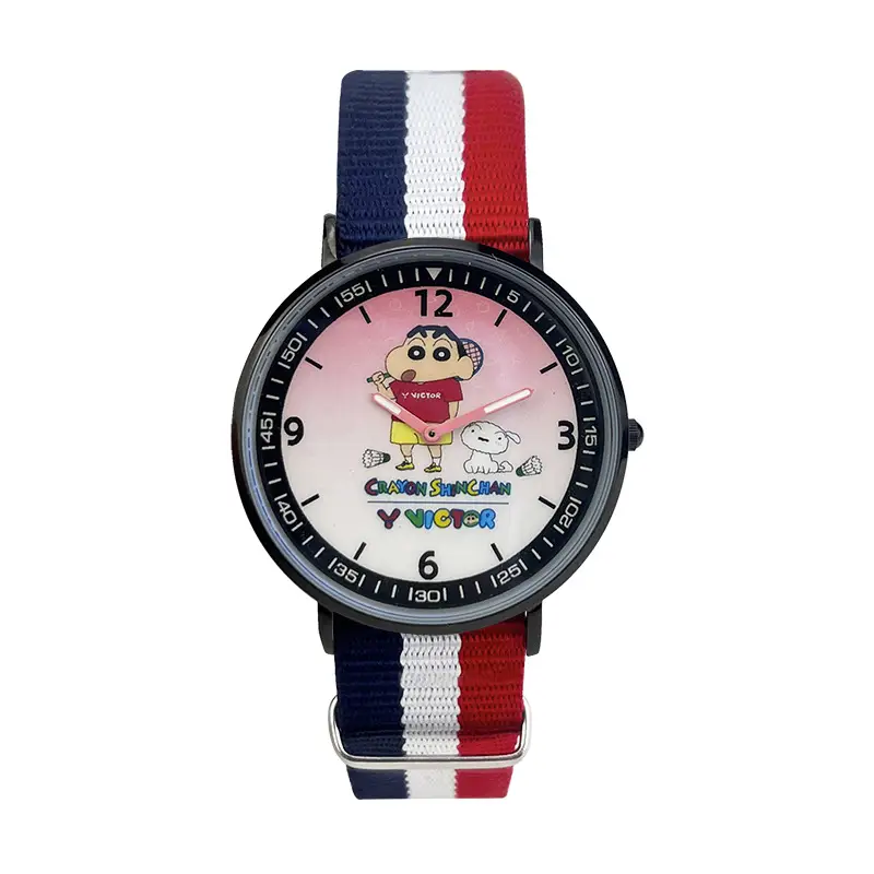 Cartoon Cartoon Watch for Kids Red Blue Strap