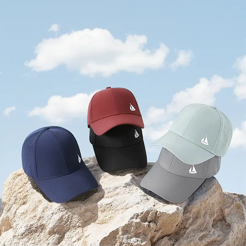 Women Men UV Sun Hat Black Adjustable Cap - Image 12