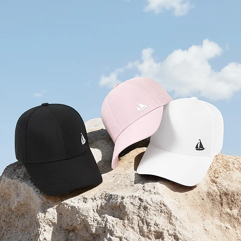 Women Men UV Sun Hat Black Adjustable Cap - Image 13