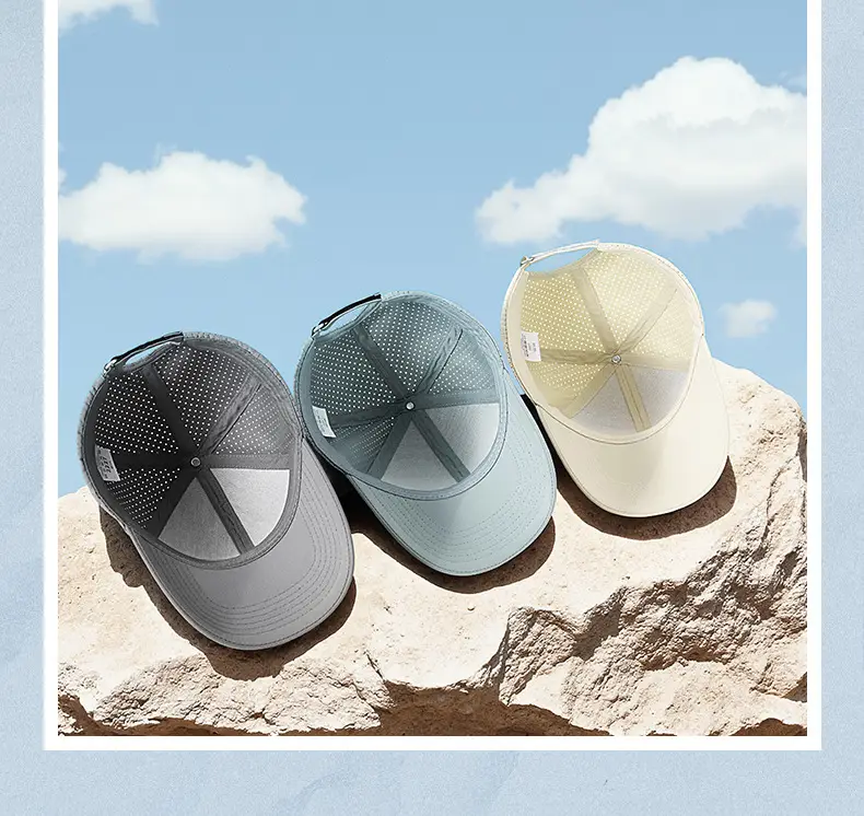 Women Men UV Sun Hat Black Adjustable Cap — feature 18