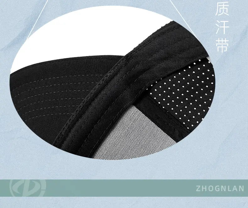 Women Men UV Sun Hat Black Adjustable Cap — feature 20