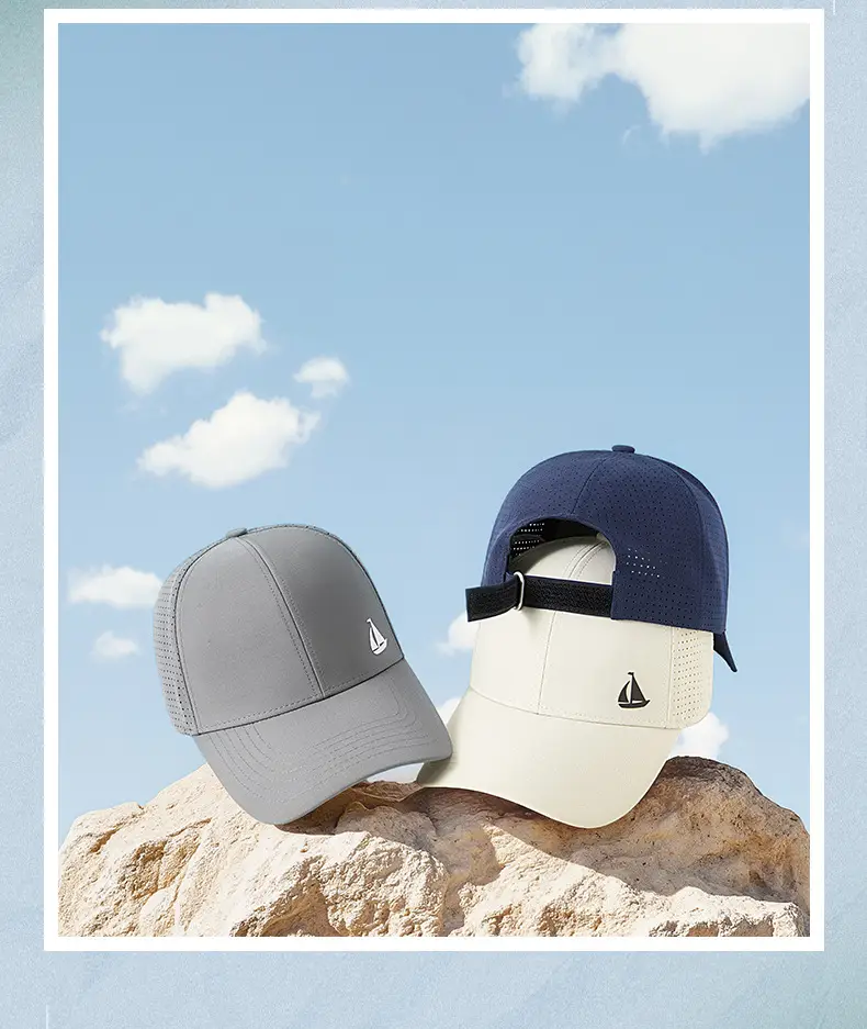 Women Men UV Sun Hat Black Adjustable Cap — feature 25