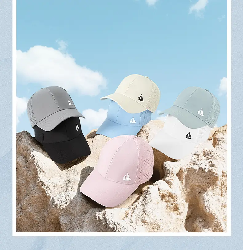 Women Men UV Sun Hat Black Adjustable Cap — feature 29