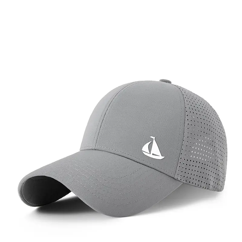 Women Men UV Sun Hat Black Adjustable Cap - Image 4
